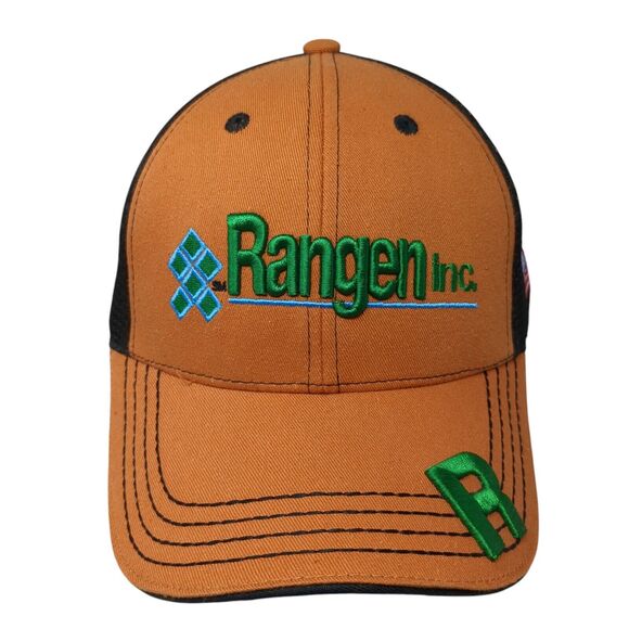 Rangen Inc Strapback Mesh Back Trucker Hat Multi One Size Embroidered - Picture 1 of 8
